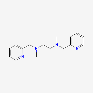 B1600540 1,2-Ethanediamine, N,N'-dimethyl-N,N'-bis(2-pyridinylmethyl)- CAS No. 136768-57-5