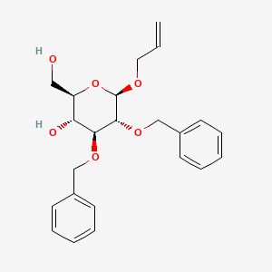 molecular formula C23H28O6 B1600546 Allyl 2,3-di-O-benzyl-b-D-glucopyranoside CAS No. 84218-68-8