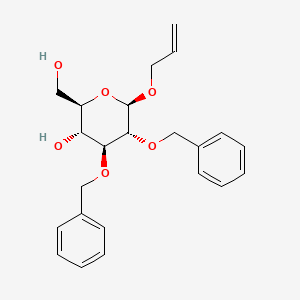 molecular formula C23H28O6 B1600546 烯丙基 2,3-二-O-苄基-β-D-吡喃葡萄糖苷 CAS No. 84218-68-8