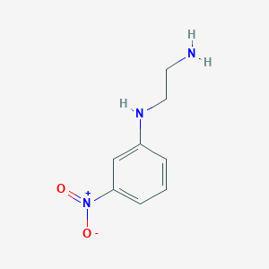 molecular formula C8H11N3O2 B1600551 N1-(3-硝基苯基)乙烷-1,2-二胺 CAS No. 71319-72-7