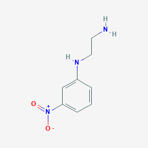 molecular formula C8H11N3O2 B1600551 N1-(3-nitrophenyl)ethane-1,2-diamine CAS No. 71319-72-7