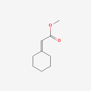 molecular formula C9H14O2 B1600554 Methyl 2-cyclohexylideneacetate CAS No. 40203-74-5