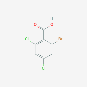 molecular formula C7H3BrCl2O2 B1600562 2-溴-4,6-二氯苯甲酸 CAS No. 650598-43-9