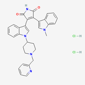 molecular formula C32H31Cl2N5O2 B1600565 Enzastaurin dihydrochloride CAS No. 365253-37-8