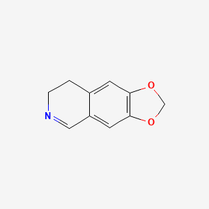 molecular formula C10H9NO2 B1600572 7,8-二氢-[1,3]二氧杂环[4,5-g]异喹啉 CAS No. 6882-28-6