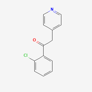 molecular formula C13H10ClNO B1600575 1-(2-氯苯基)-2-(吡啶-4-基)乙酮 CAS No. 216076-11-8