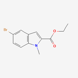 molecular formula C12H12BrNO2 B1600587 Ethyl 5-bromo-1-methyl-1H-indole-2-carboxylate CAS No. 91844-20-1