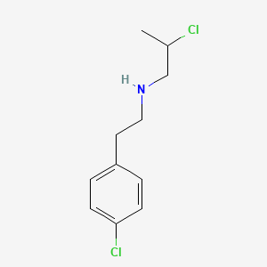 molecular formula C11H15Cl2N B1600591 2-Chloro-N-(4-chlorophenethyl)propan-1-amine CAS No. 897926-35-1