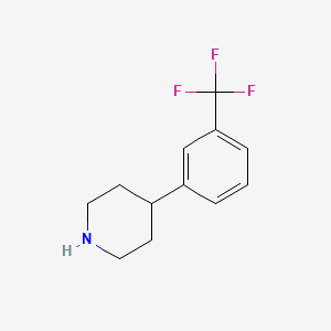 molecular formula C12H14F3N B1600592 4-[3-(Trifluoromethyl)phenyl]piperidine CAS No. 32860-17-6