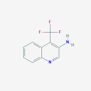 molecular formula C10H7F3N2 B1600596 4-(Trifluoromethyl)quinolin-3-amine CAS No. 155793-46-7