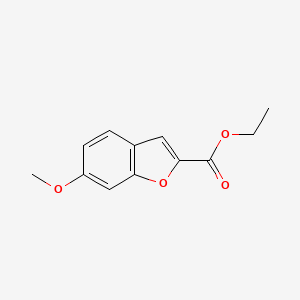 molecular formula C12H12O4 B1600597 6-甲氧基苯并呋喃-2-甲酸乙酯 CAS No. 50551-57-0