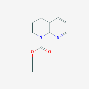 molecular formula C13H18N2O2 B1600599 叔丁基 3,4-二氢-1,8-萘啶-1(2H)-羧酸酯 CAS No. 335030-36-9