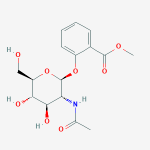 molecular formula C16H21NO8 B1600601 2-Methoxycarbonylphenyl 2-acetamido-2-deoxy-b-D-glucopyranoside CAS No. 6835-61-6