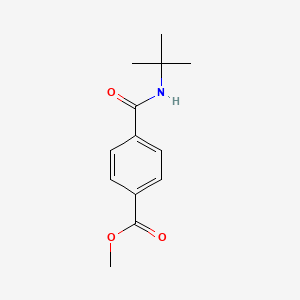 molecular formula C13H17NO3 B1600614 Methyl 4-(tert-butylcarbamoyl)benzoate CAS No. 67852-98-6