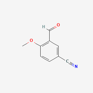 molecular formula C9H7NO2 B1600617 5-Cyano-2-methoxybenzaldehyde CAS No. 21962-53-8