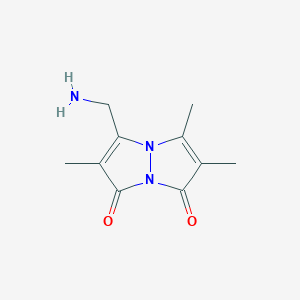 molecular formula C10H13N3O2 B1600627 Aminobimane CAS No. 76421-90-4