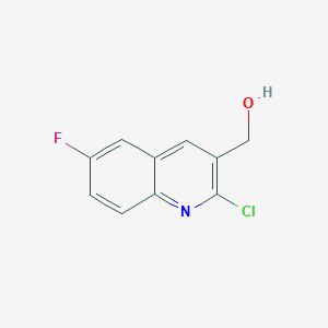 molecular formula C10H7ClFNO B1600633 (2-Chloro-6-fluoroquinolin-3-yl)methanol CAS No. 1017403-67-6