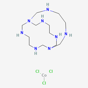 molecular formula C12H30Cl3CoN8 B1600635 Cobalt(III) sepulchrate trichloride CAS No. 71963-57-0