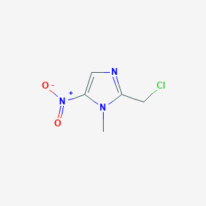 molecular formula C5H6ClN3O2 B1600636 2-(Chloromethyl)-1-methyl-5-nitro-1H-imidazole CAS No. 6905-07-3