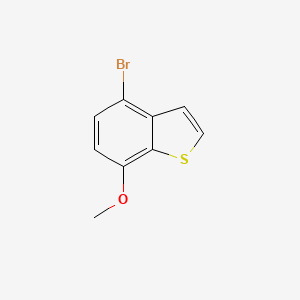 molecular formula C9H7BrOS B1600639 4-Bromo-7-methoxybenzo[b]thiophene CAS No. 88791-12-2