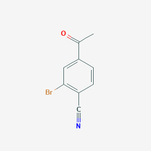 molecular formula C9H6BrNO B1600653 4-乙酰基-2-溴苯甲腈 CAS No. 93273-63-3