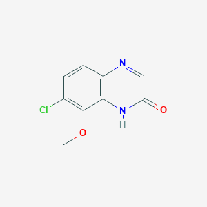 molecular formula C9H7ClN2O2 B1600664 7-Chloro-8-methoxyquinoxalin-2-ol CAS No. 347162-21-4