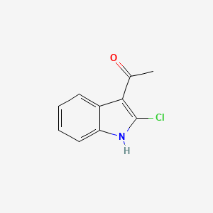 molecular formula C10H8ClNO B1600670 1-(2-chloro-1H-indol-3-yl)ethanone CAS No. 65287-74-3