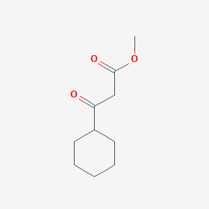 molecular formula C10H16O3 B1600675 Methyl 3-cyclohexyl-3-oxopropanoate CAS No. 64670-15-1