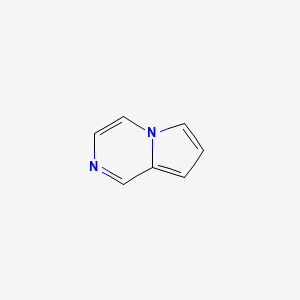molecular formula C7H6N2 B1600676 吡咯并[1,2-a]吡嗪 CAS No. 274-45-3