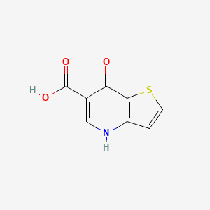 molecular formula C8H5NO3S B1600677 7-氧代-4,7-二氢噻吩并[3,2-b]吡啶-6-羧酸 CAS No. 90691-08-0