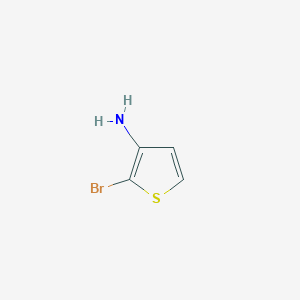 molecular formula C4H4BrNS B1600681 2-Bromothiophen-3-amine CAS No. 106944-13-2