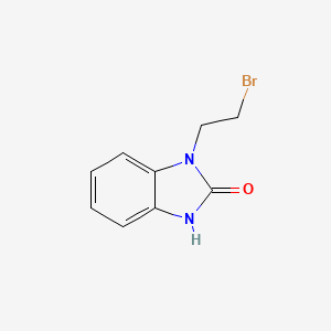 molecular formula C9H9BrN2O B1600682 1-(2-bromoethyl)-1,3-dihydro-2H-Benzimidazol-2-one CAS No. 103784-03-8