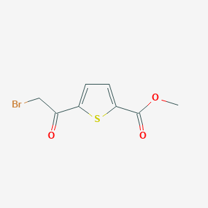 molecular formula C8H7BrO3S B1600684 5-(2-溴乙酰)噻吩-2-羧酸甲酯 CAS No. 4192-32-9