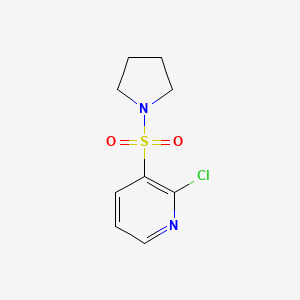molecular formula C9H11ClN2O2S B1600716 2-Chloro-3-(pyrrolidin-1-ylsulfonyl)pyridine CAS No. 60597-70-8