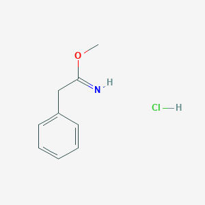 molecular formula C9H12ClNO B1600724 盐酸 2-苯基乙酰亚胺甲酯 CAS No. 39496-45-2