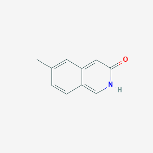 molecular formula C10H9NO B1600726 6-甲基异喹啉-3-醇 CAS No. 51463-11-7