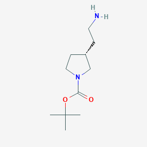 B1600734 (S)-Tert-butyl 3-(2-aminoethyl)pyrrolidine-1-carboxylate CAS No. 274692-08-9