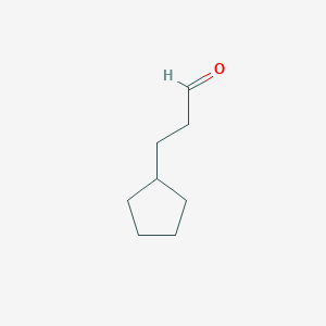molecular formula C8H14O B1600739 3-环戊基丙醛 CAS No. 6053-89-0