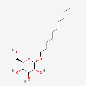 molecular formula C16H32O6 B1600741 Decyl alpha-D-glucopyranoside CAS No. 29781-81-5