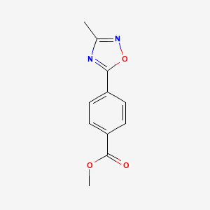 molecular formula C11H10N2O3 B1600742 4-(3-甲基-1,2,4-恶二唑-5-基)苯甲酸甲酯 CAS No. 209912-44-7