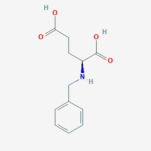 molecular formula C12H15NO4 B1600744 (S)-N-Benzylglutamic acid CAS No. 77539-18-5