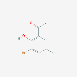 molecular formula C9H9BrO2 B1600749 1-(3-Bromo-2-hydroxy-5-methylphenyl)ethanone CAS No. 56609-15-5
