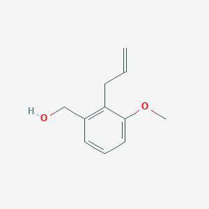 molecular formula C11H14O2 B1600759 (2-Allyl-3-methoxyphenyl)methanol CAS No. 136911-16-5