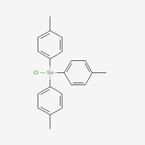 molecular formula C21H21ClSn B1600775 Stannane, chlorotris(4-methylphenyl)- CAS No. 32538-28-6