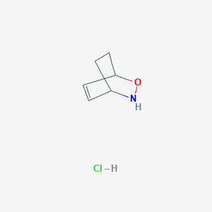 molecular formula C6H10ClNO B1600776 2-Oxa-3-azabicyclo[2.2.2]oct-5-ene hydrochloride CAS No. 56239-25-9