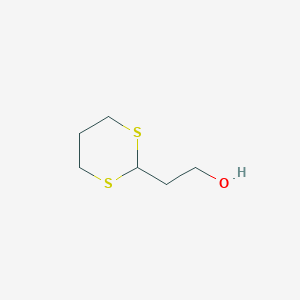 molecular formula C6H12OS2 B1600782 1,3-二噻烷-2-乙醇 CAS No. 14947-48-9