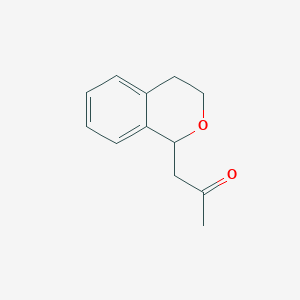 molecular formula C12H14O2 B1600783 1-(3,4-Dihydro-1H-2-benzopyran-1-YL)propan-2-one CAS No. 82584-14-3
