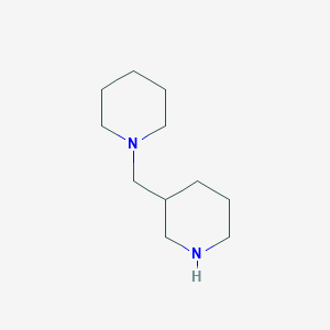 molecular formula C11H22N2 B1600787 1-(Piperidin-3-ylmethyl)piperidine CAS No. 81310-56-7