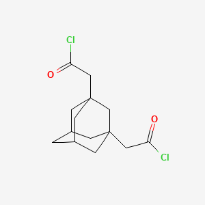 molecular formula C14H18Cl2O2 B1600789 2,2'-(Adamantane-1,3-diyl)diacetyl chloride CAS No. 31898-14-3