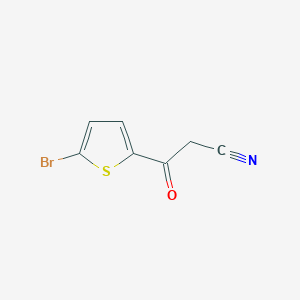 molecular formula C7H4BrNOS B1600799 3-(5-Bromothiophen-2-yl)-3-oxopropanenitrile CAS No. 71683-02-8